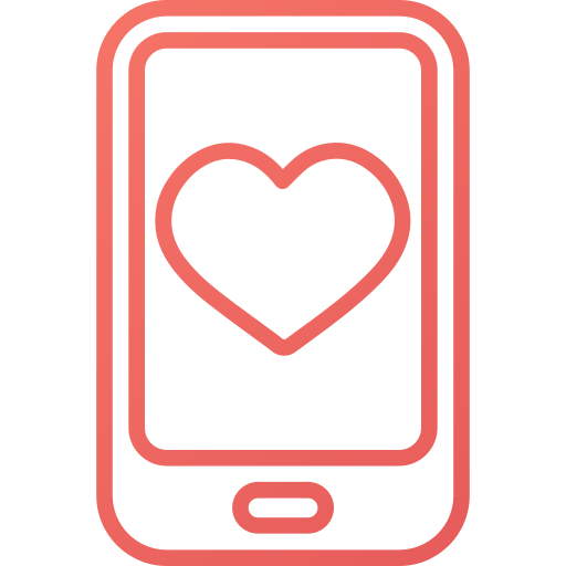 aplicación de citas icono gratis