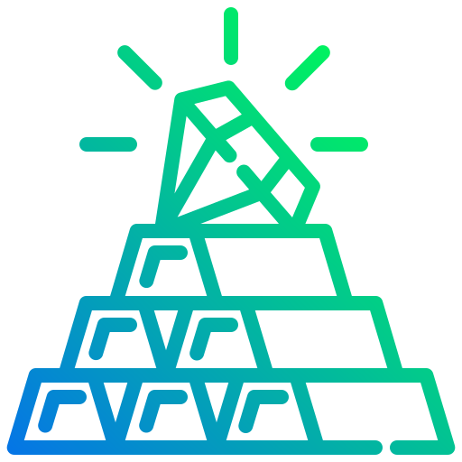 Золотые слитки бесплатно иконка