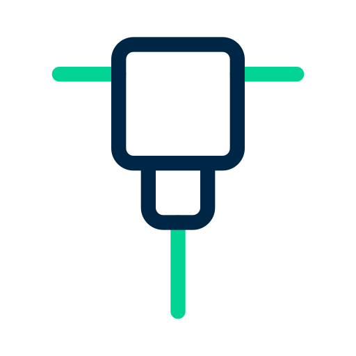 taladro percutor icono gratis