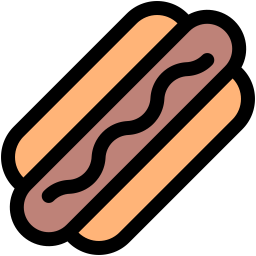 hot dog icono gratis