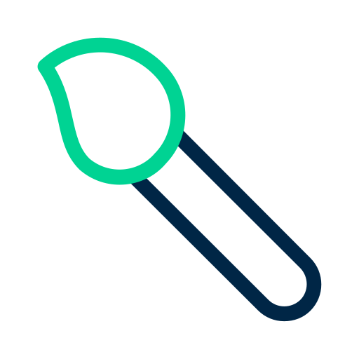 cepillo de pintura icono gratis