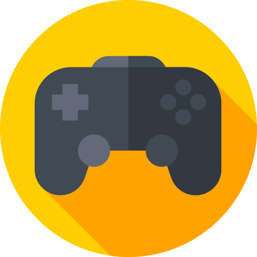 Gamepad Flat Circular Flat icon