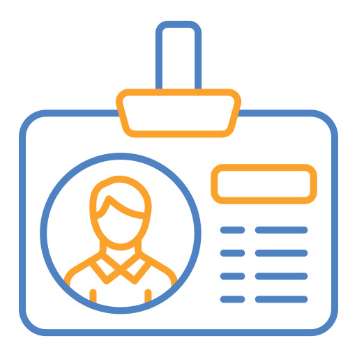 tarjeta de identificación icono gratis