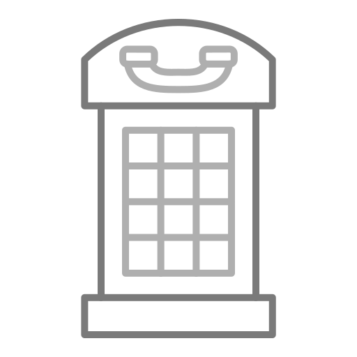 cabina de teléfono icono gratis
