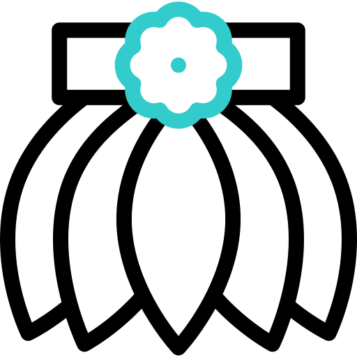 falda hawaiana icono gratis