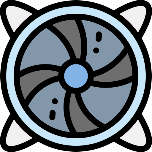 Turbine Detailed Rounded Lineal color icon