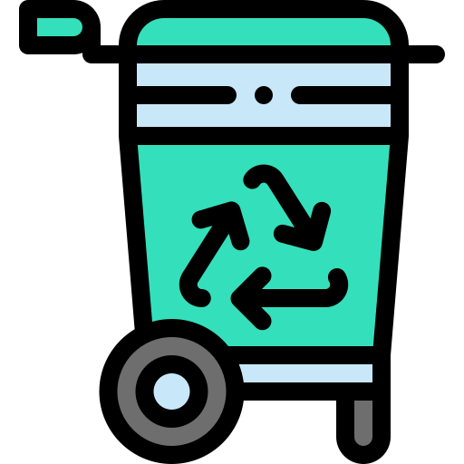 Papelera de reciclaje icono gratis