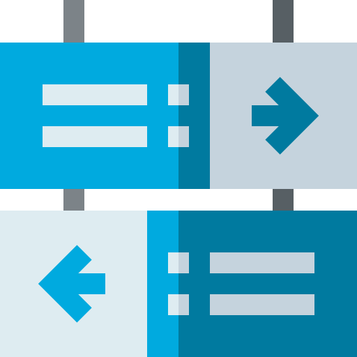 Dirección icono gratis