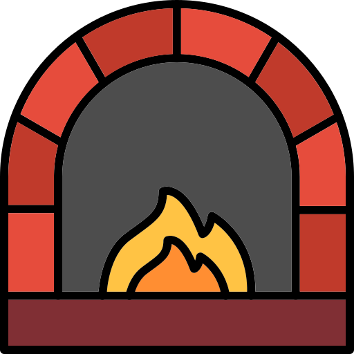 horno de piedra icono gratis