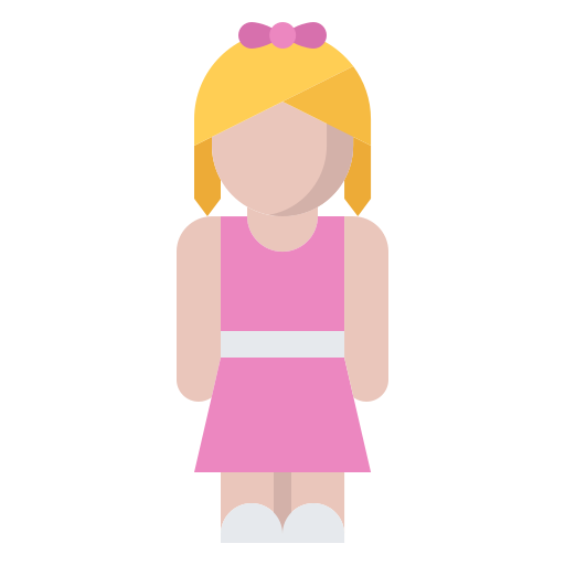 fille Icône gratuit fille Icône gratuit
