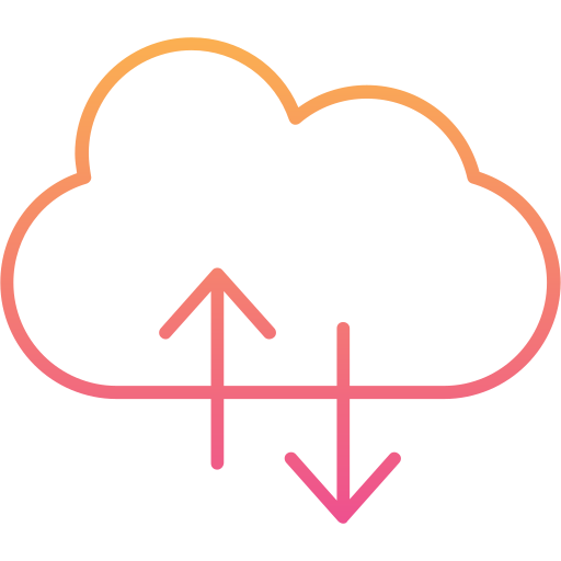 computación en la nube icono gratis