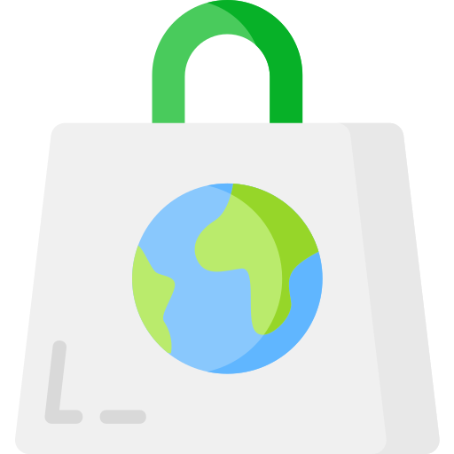 bolsa ecológica icono gratis