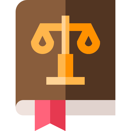 Law book Basic Straight Flat icon