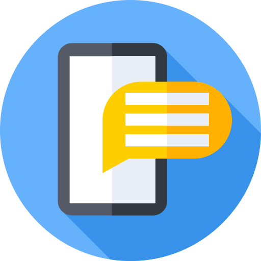 Message Flat Circular Flat icon