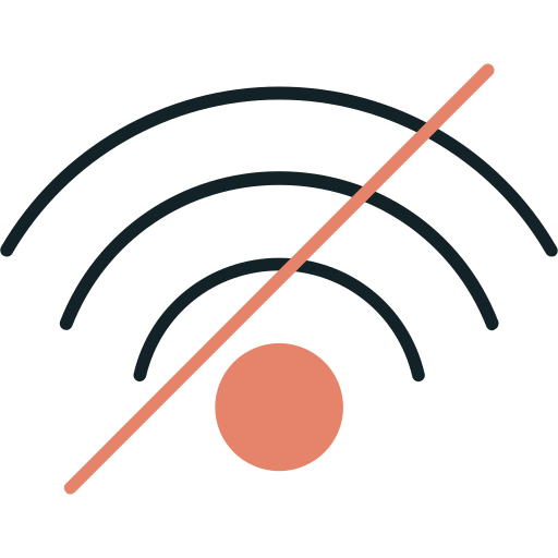 sin señal wifi icono gratis