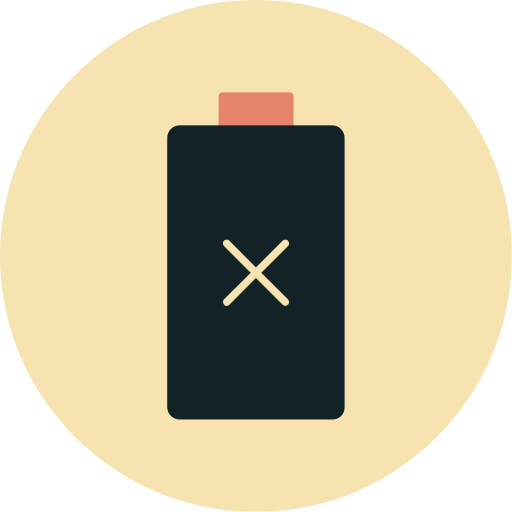niedriger batteriestatus kostenlos Icon