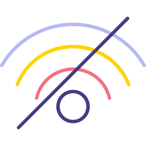 sin señal wifi icono gratis