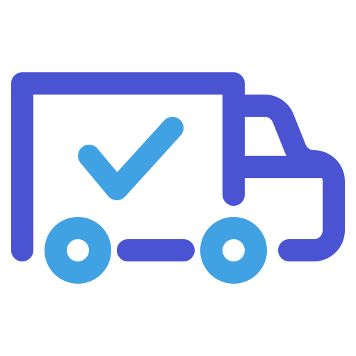 camión de reparto icono gratis