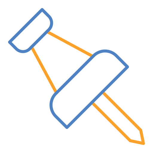 chincheta icono gratis