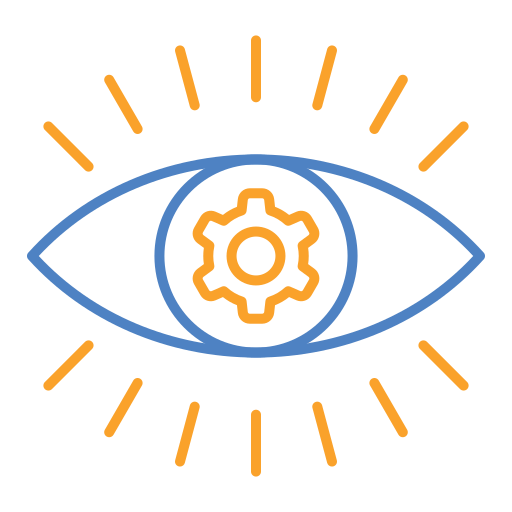 visión icono gratis