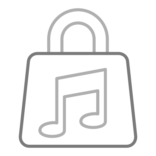 aplicación de tienda de música icono gratis