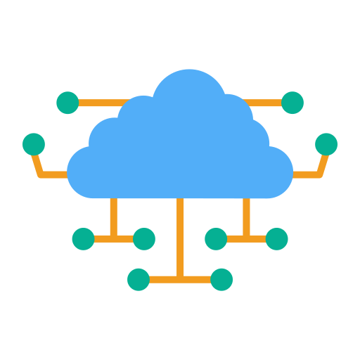 computación en la nube icono gratis