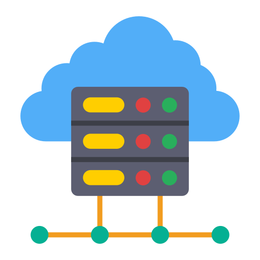 servidor en la nube icono gratis