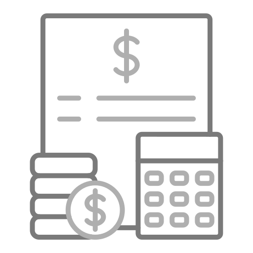 presupuesto icono gratis