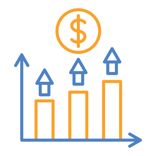 ganancia icono gratis