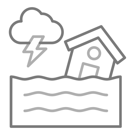casa inundada grátis ícone casa inundada grátis ícone
