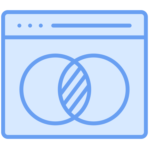 diagrama de venn icono gratis