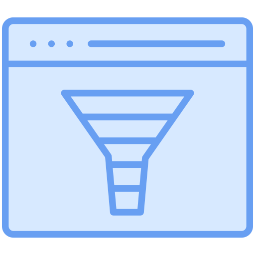 análisis de embudo icono gratis