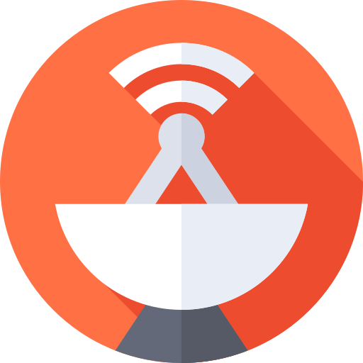 Antena parabólica icono gratis