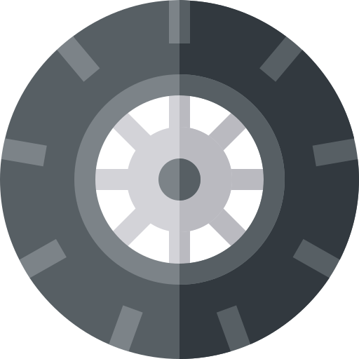 Wheel Basic Straight Flat icon