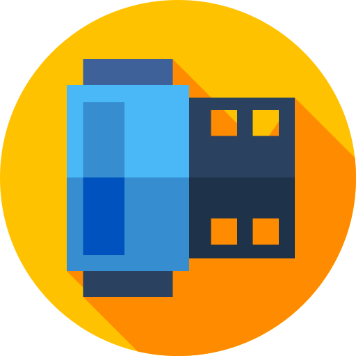 Película en negativo icono gratis