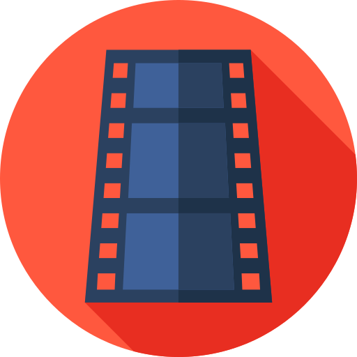 Película icono gratis