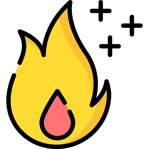 Burn Special Lineal color icon