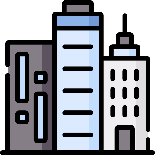 Edificios icono gratis Edificios icono gratis