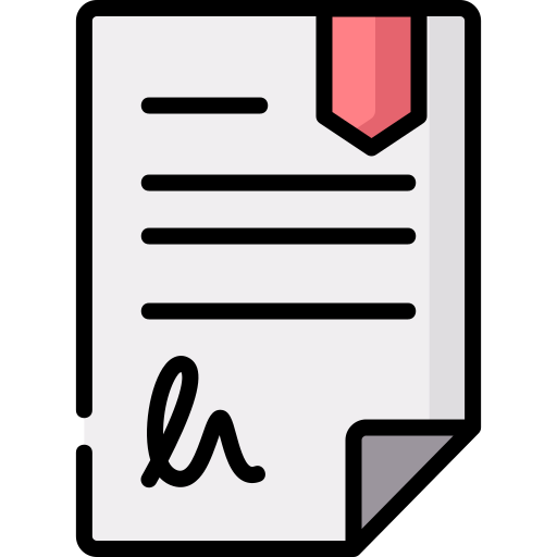Contrato icono gratis Contrato icono gratis