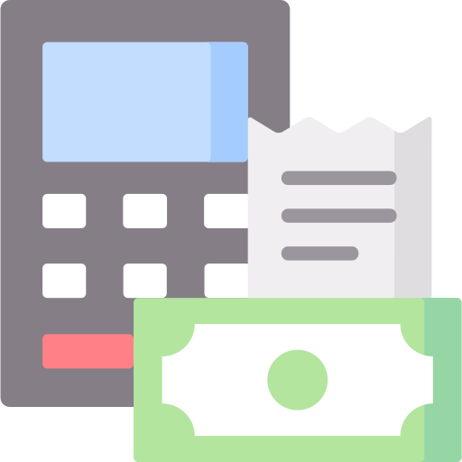 Presupuesto icono gratis