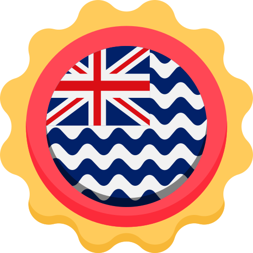 territorio británico del océano Índico icono gratis