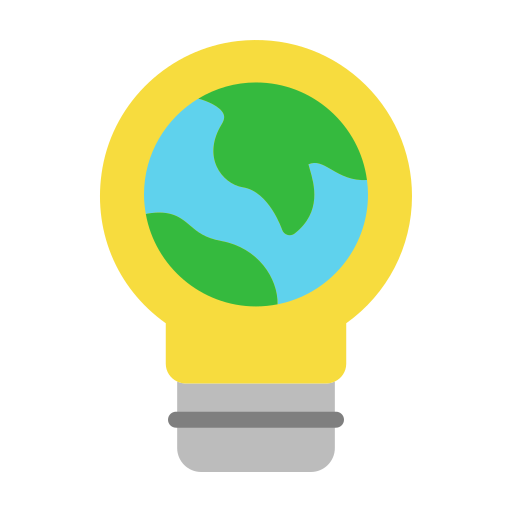 luz ecológica icono gratis