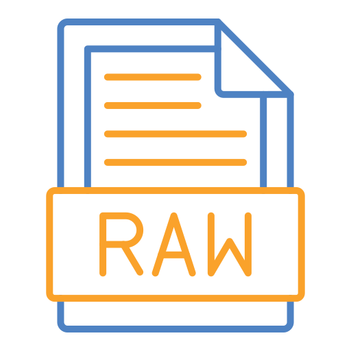Raw free icon