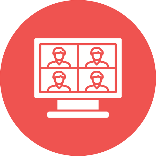 reunião on-line grátis ícone reunião on-line grátis ícone