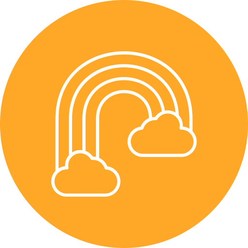 arcoíris icono gratis