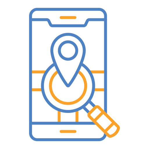 búsqueda de ubicación icono gratis