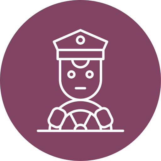 conductor de taxi icono gratis