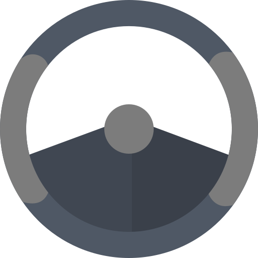 Steering wheel free icon