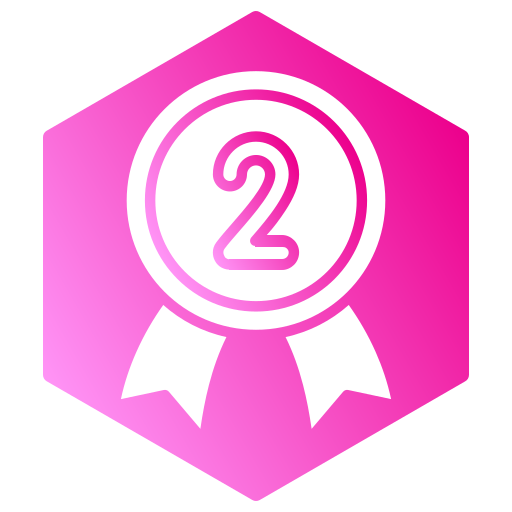 insigne de 2ème position Icône gratuit insigne de 2ème position Icône gratuit