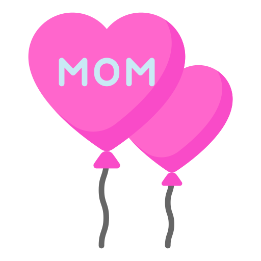 globos de corazon icono gratis